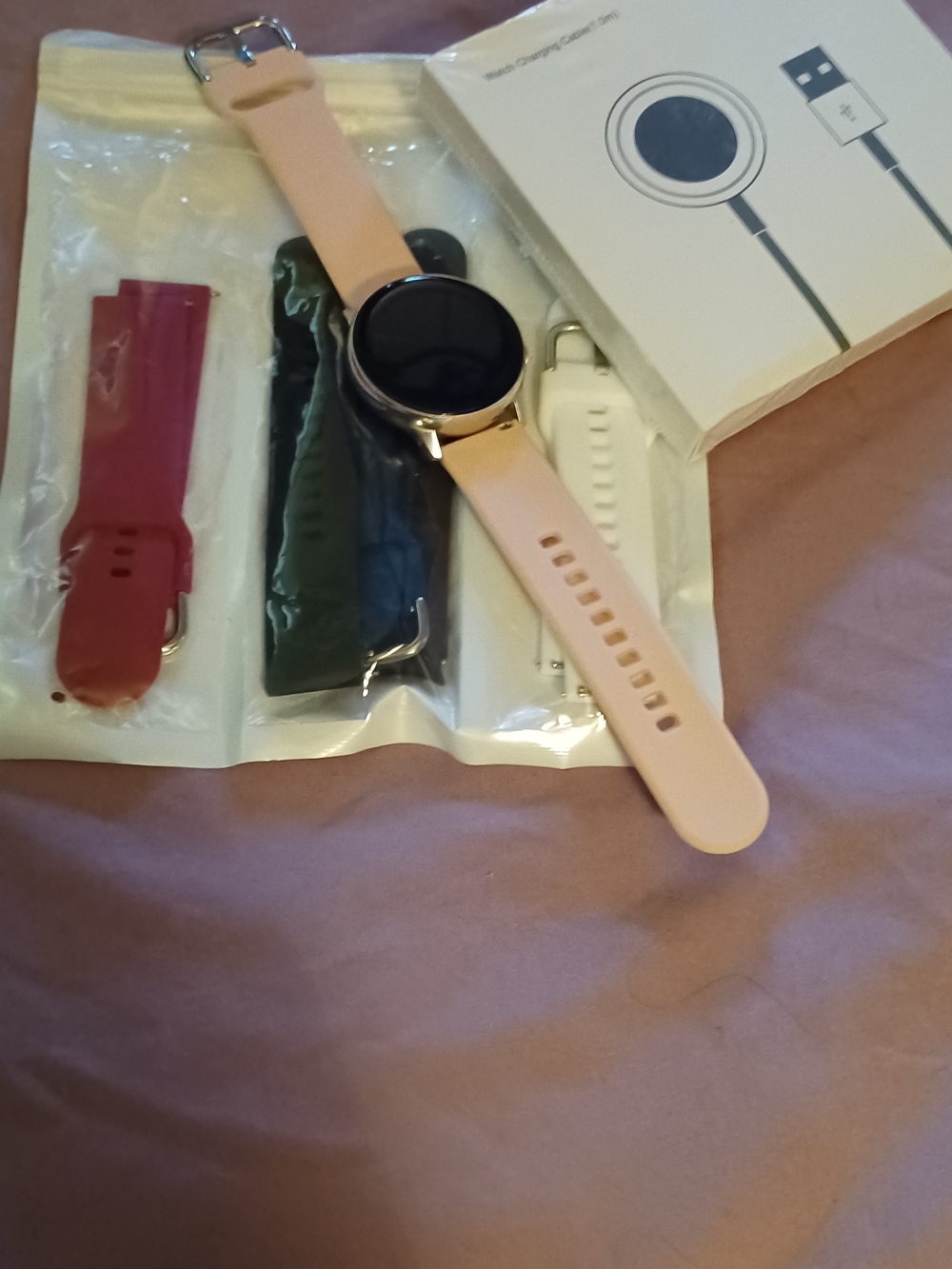 *Samsung Galaxy Smartwatch with 4 Interchangeable Bands and New Charger
